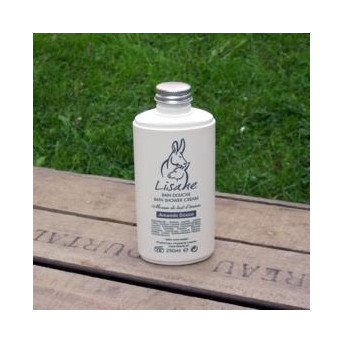 Lisane cosmétique au lait d'ânesse, lait d'ânesse, gel douche, gel douche peau sèche, gel douche peau à problème, savon lait