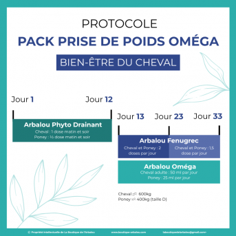 ARBALOU PACK PRISE DE POIDS OMEGA
