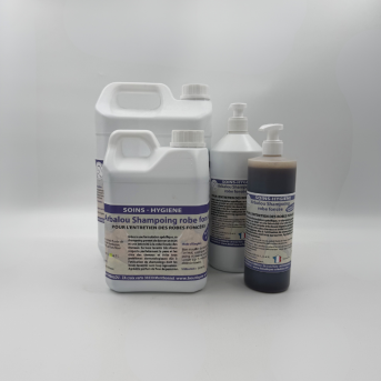 Shampoing cheval robe foncée - La boutique de l'Arbalou