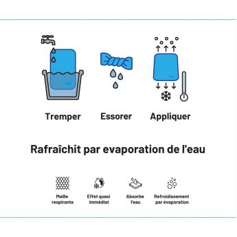BACK ON TRACK COUVERTURE COOLING CHIEN