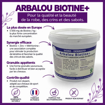 ARBALOU BIOTINE + pour chevaux