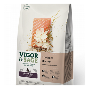 Vigor and Sage Chat Beauté Saumon