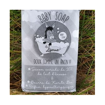 savon bébé, savon lait d'ânesse, savon peau fragile, savon hypoallergénique, savon karité bio, karaté bio, lait d'ânesse