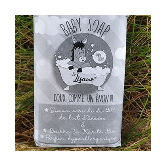 savon bébé, savon lait d'ânesse, savon peau fragile, savon hypoallergénique, savon karité bio, karaté bio, lait d'ânesse
