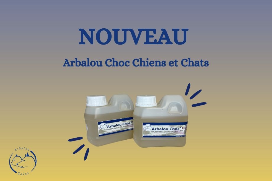 Nouveau Produit pour les chiens et chats avec Arbalou Choc.