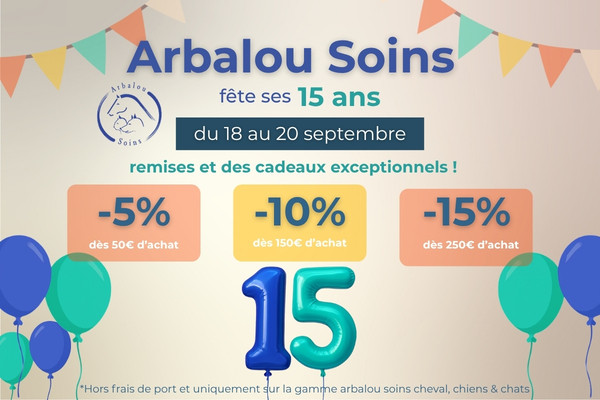 La boutique de l'Arbalou fête ses 15 ans !!!