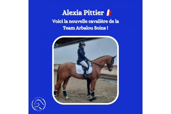 Alexia Pittier rejoint la Team Arbalou Soins.