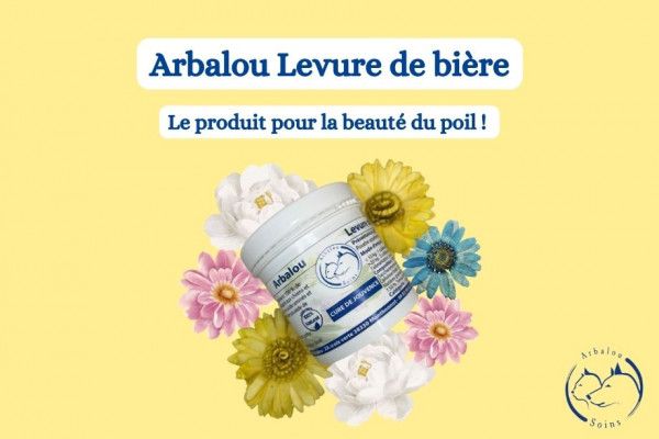 Nouveau, Levure de Bière pour le bien-être de vos chiens et chats.