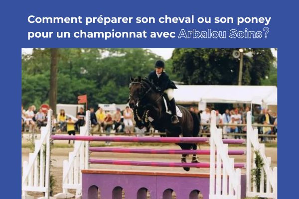 Préparer son cheval ou son poney pour un championnat avec Arbalou Soins Préparer son cheval ou son poney pour un championnat avec Arbalou Soins