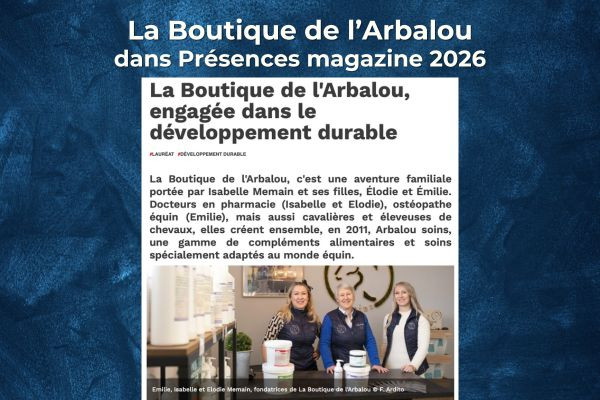 La Boutique de l'Arbalou, lauréate du trophée du CCI, engagée dans le développement durable.