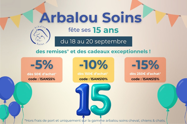 La boutique de l'Arbalou fête ses 15 ans !!!