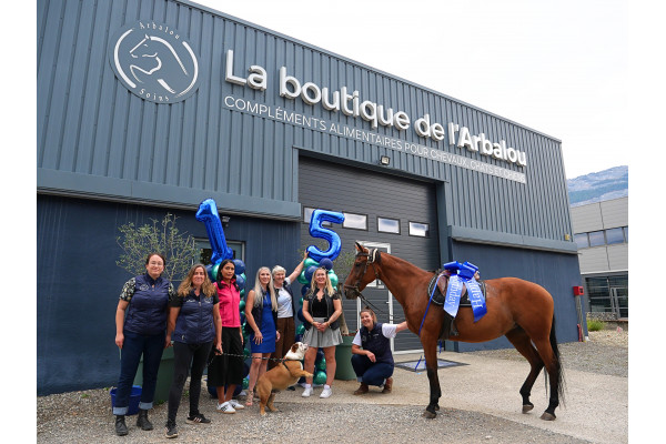 Les 15 ans de la boutique de l'Arbalou à Montbonnot.