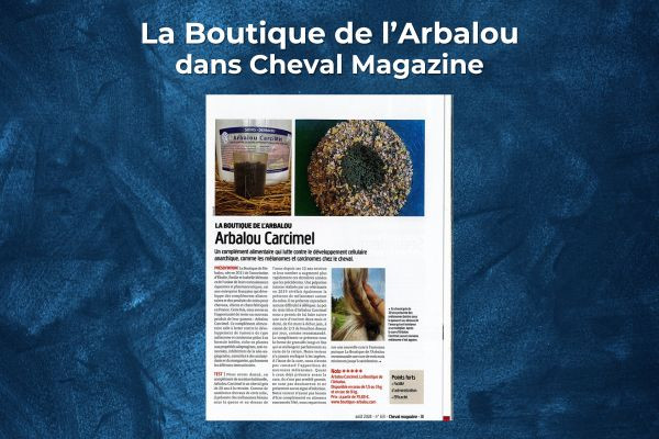 Test de l'Arbalou Carcimel par cheval magazine.